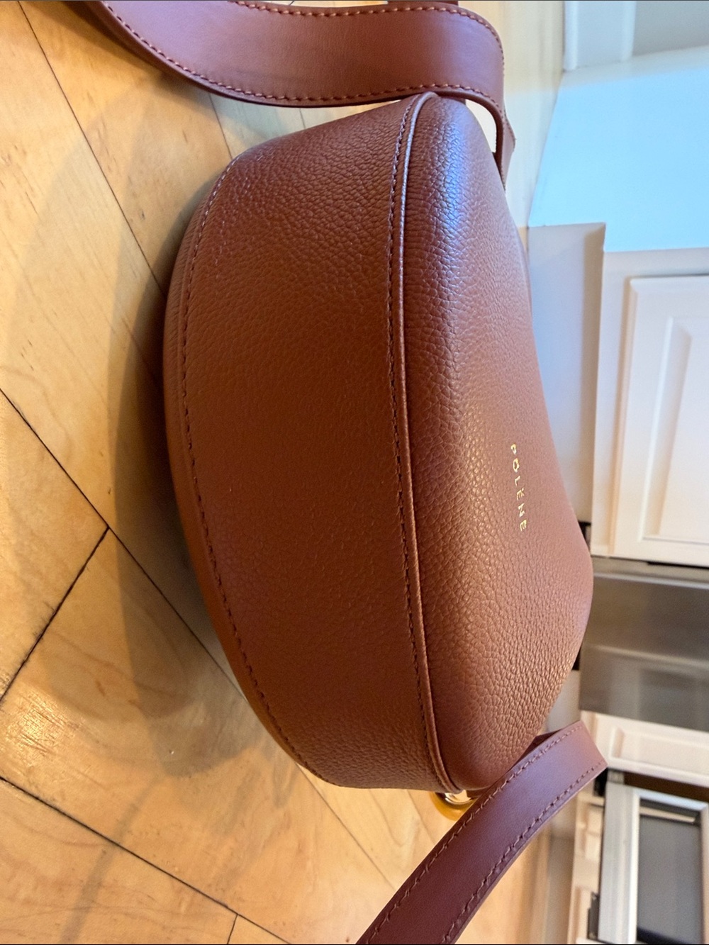 Polene Tonca Textured Cognac, Used Once Perfect Condition - Picture 7 of 7